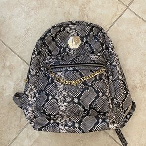 Aldo snake print backpack